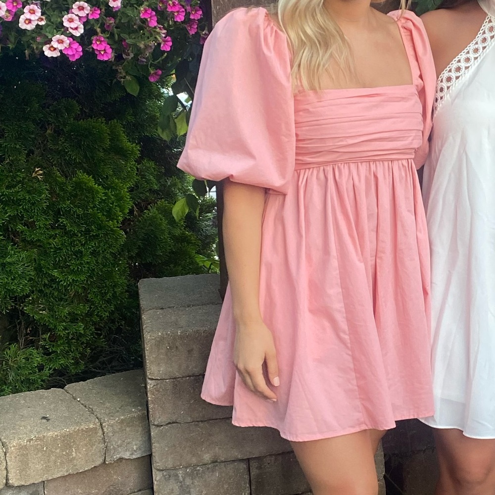 Abercrombie & Fitch Pink Emerson Mini Dress